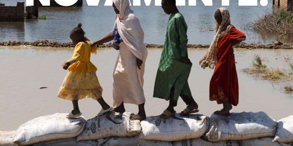 Exposição em São Paulo mostra eventos climáticos na vida de refugiadas