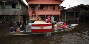 Cheia atinge doze municípios do Amazonas